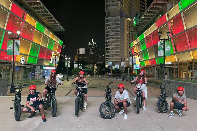 Downtown Dallas Night Sightseeing 2 Hour E-Bike tour - Dallas Arts District after dark: architecture, scale, and quick stops