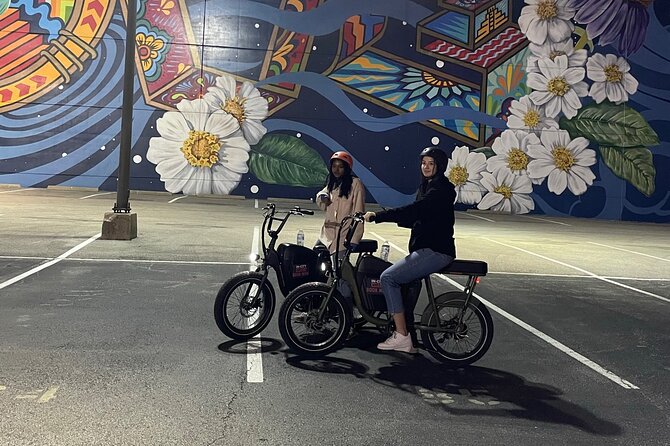 Downtown Dallas Night Sightseeing 2 Hour E-Bike tour - Klyde Warren Park at night: the deck-park concept in action