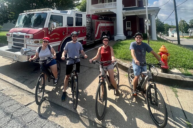 Downtown Nashville's Hidden Gems E-bike Tour - From Music City Walk of Fame to Broadway’s Side Streets
