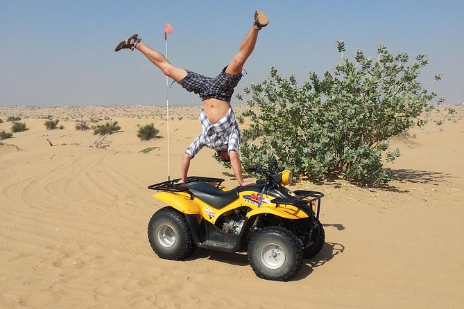 Dubai Desert Morning Tour in 4WD Vehicle: Camel Ride, Quad Bike Tour, Sandboarding, and Camel Farm - Value check: does $85 buy enough action?