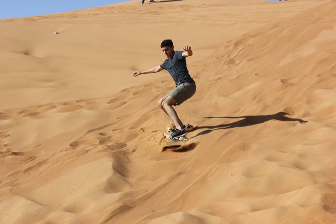 Dubai: Jeep Desert Safari, Camel Ride, and Quad Bike Tour - Camel ride in Lahbab: the classic desert pace shift