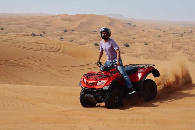 Dubai: Jeep Desert Safari, Camel Ride, and Quad Bike Tour - Jeep dune bashing: the speed portion you came for