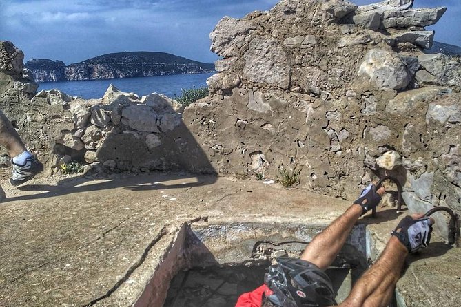 E-bike Excursion at Natural Park of Porto Conte - Punta Giglio - E-MTB Adventure - Stop 1: Ponte Romano and the Calich lagoon view