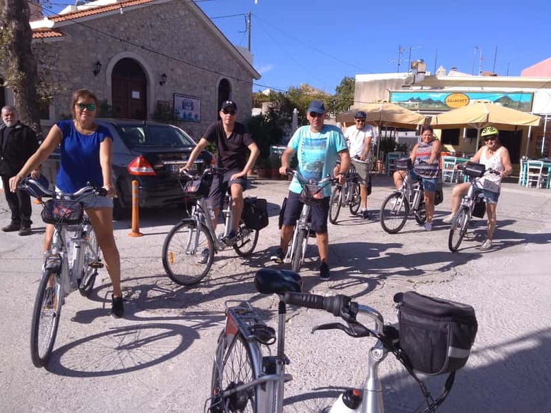 e-Bike Guided Tour to Myli Gorge with Full Lunch included - Roussospiti Lunch With Big Panoramic Views Over Rethymno