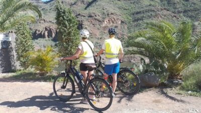 E-Bike Mountain Tour in Natural Park +Option Tapas in a Cave - E-bike setup, safety gear, and what the ride feels like