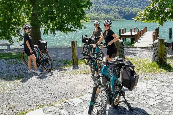 E-Bike Tour around Three Lakes and Idyllic Mountain Life - Lake Piano and the old railway line: the only flatter stretch back to Cardano