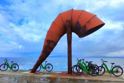 E-bike Tour La Coruña - Breogán sculpture and the Celtic story you can’t unsee