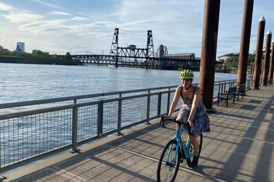 Essential Portland: 2-Hour Guided Bike Tour - Chinatown to Tom McCall Waterfront Park: the ride gets scenic fast