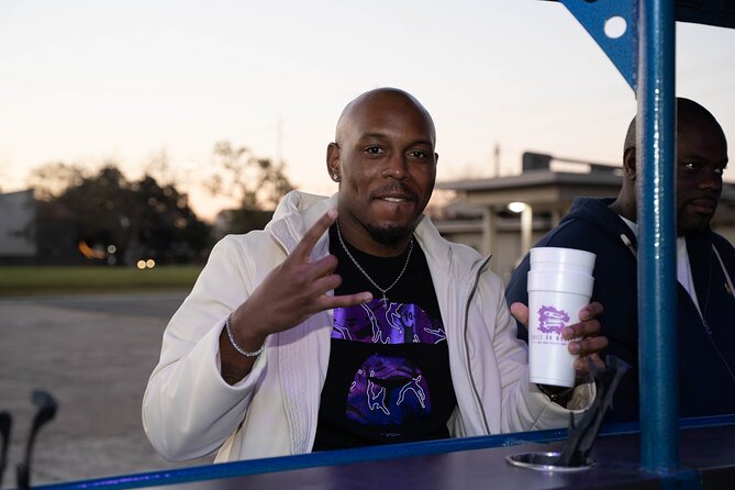 Explore Houston’s Hip Hop Culture on a 100% Motorized Party Bike - Stop 2: The Locker Room VIP Patio and Cocktails