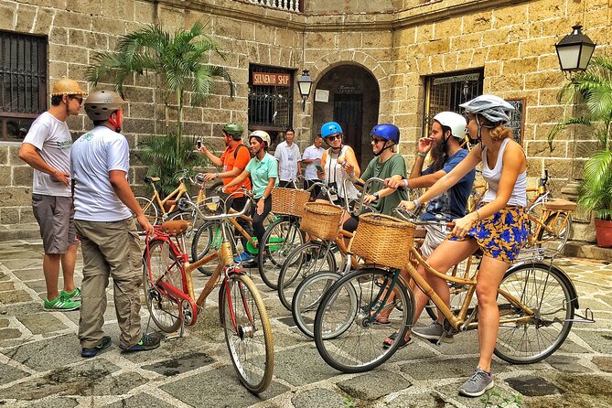 Express Bamboo Bike Tour inside Intramuros - Aduana Building and Plaza Roma: where government met public life