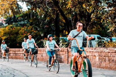 Express Bamboo Bike Tour inside Intramuros - Getting Set Up at Bambike HQ in Casa Manila