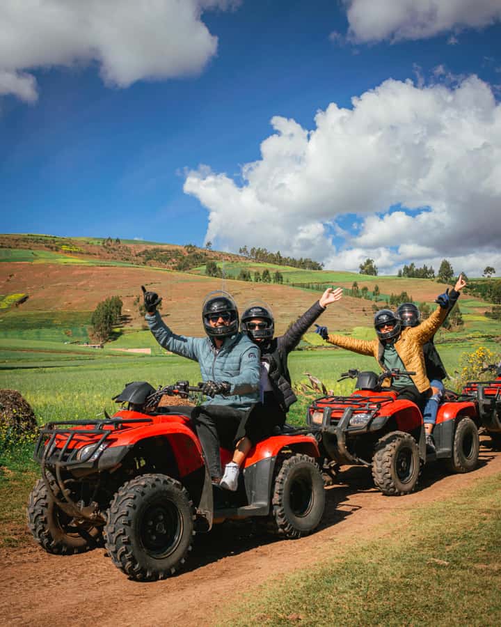 From Cusco: Quad bike tour Moray and Salt Mines - Moray: Inca agricultural laboratory, with guided context and free time