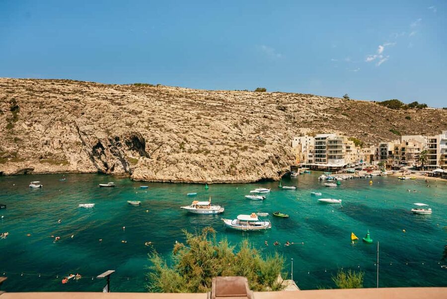 From Malta: Gozo Quad Bike Tour & Comino Boat Tour w/ Lunch - Sannap Cliffs and Xlendi: the quick-hit viewpoint stretch