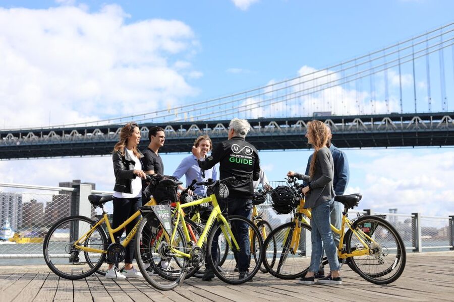 From Manhattan: 2-Hour Brooklyn Bridge Bike Tour - Bikes, helmets, and the pace: what riding feels like
