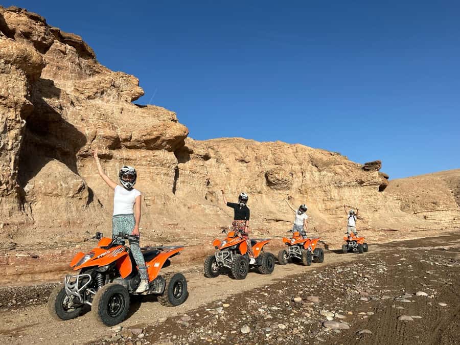 From Marrakech: ATV Quad Bike Tour in Agafay Desert - Pickup and the 45-minute van ride: smoother than it sounds