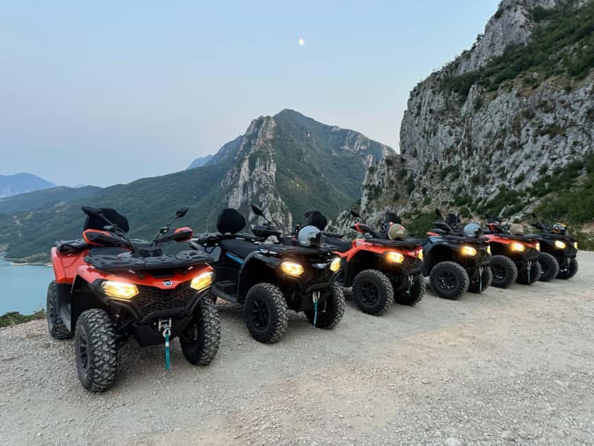 From Tirana : Bovilla Lake ATV/Quad Bike Tour - ATV Adventure Tirana to Bovilla: the 3-hour rhythm
