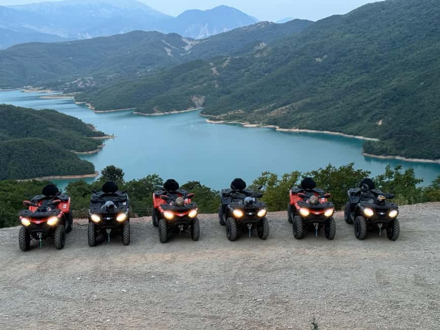 From Tirana : Bovilla Lake ATV/Quad Bike Tour - The quad ride to Lake Bovilla: where the thrill lives