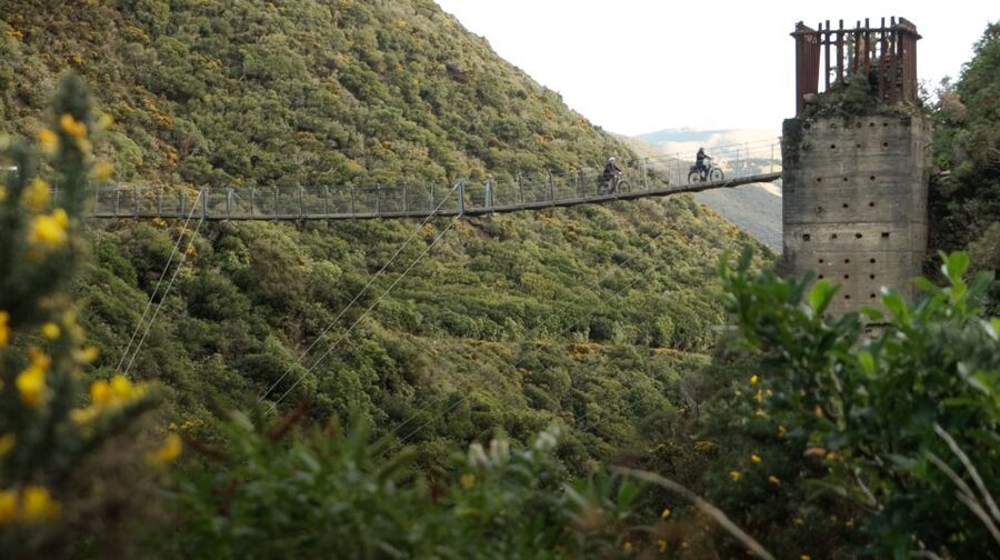 From Wellington: Remutaka Rail Trail eBike Tour - The Narrow 2km Single-Lane Track: The Part to Ride Carefully