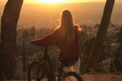 Granada: Alhambra and Sierra Nevada Sunset Views by E-Bike - Stop 1: The Alhambra Area, Forest Views, and a Palace View You Might Miss