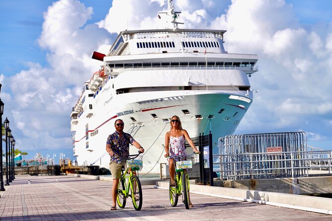Guided Bike Tour of Old Town Key West - Mallory Square: an ocean-view stop that feels like Key West