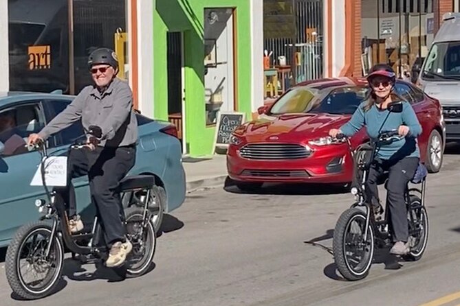 Guided E-Bike Tour of Bisbee, Arizona - Brewery Gulch and the Curving Streets Between Notable Stops