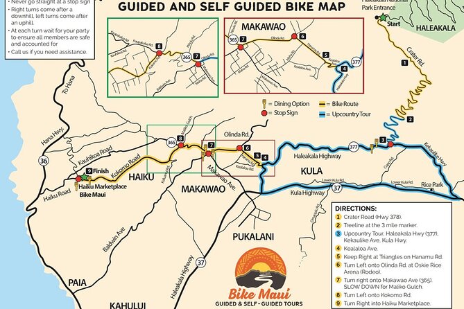 Haleakala Express Self-Guided Bike Tour with Bike Maui - The Upcountry Stops: Makawao Lunch and Haiku Recovery Time