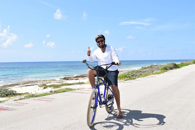 Half-Day Electric Bike Tour of Cozumel's East Side With Lunch - Stop at Playa Publica San Martin: lunch, then swim or shop