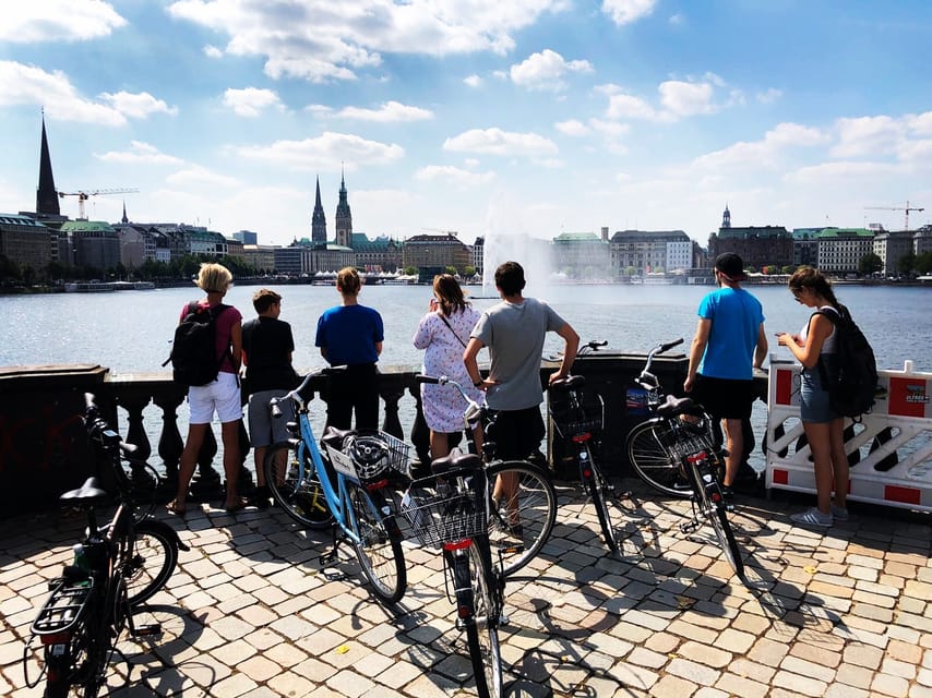 Hamburg: Guided Bike Tour - Break at a top vantage point, then Reeperbahn to St. Pauli