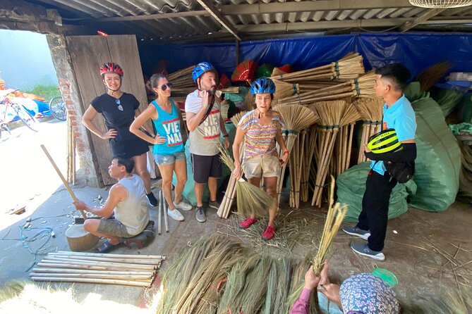 Hanoi Bicycle Tours: Half Day Bicycle Tours Hanoi Countryside - BonsaI farms, a broom factory, and meeting the people