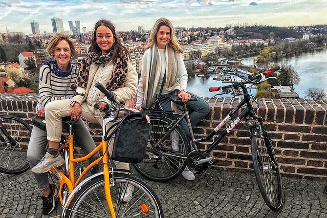 Hidden Prague Bike Tour - Malá Strana and the Vltava River: Prague views from the saddle