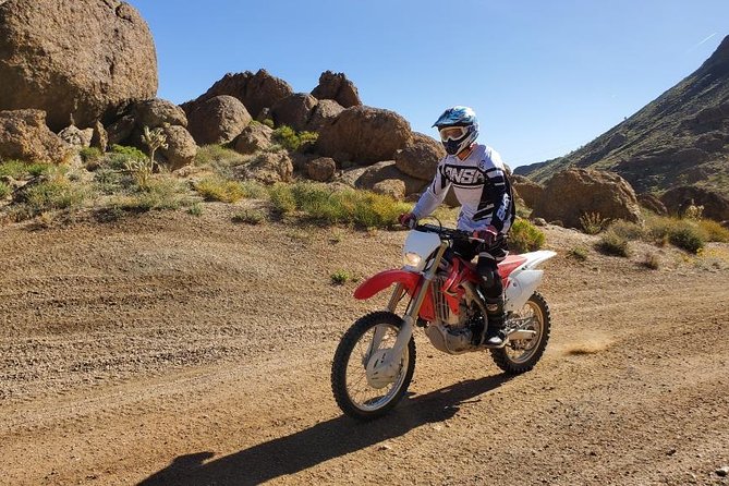 Hidden Valley and Primm Extreme Dirt Bike Tour from Las Vegas - Safety briefing first: the kind of rider this tour is for