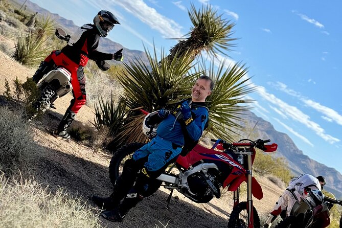 Hidden Valley and Primm Extreme Dirt Bike Tour from Las Vegas - Bikes, gear, and the one glove issue to consider