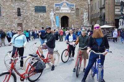 Highlights of Florence Bike Tour (E-bike Upgrade Available) - Piazza della Signoria: fake David, Perseus, Medusa, and the kind of facts you remember