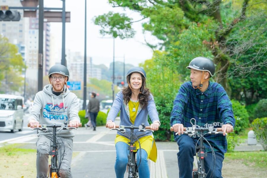 Hiroshima: Peace Cycling Tour with Local Guide - The 3-hour route: Hiroshima Castle to Peace Boulevard by e-bike