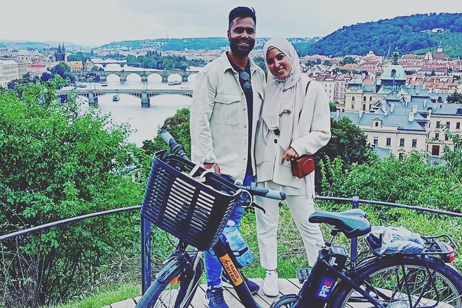 Historical Prague Guided E-Bike Tour - Old Town Square and the Astronomical Clock timing moment
