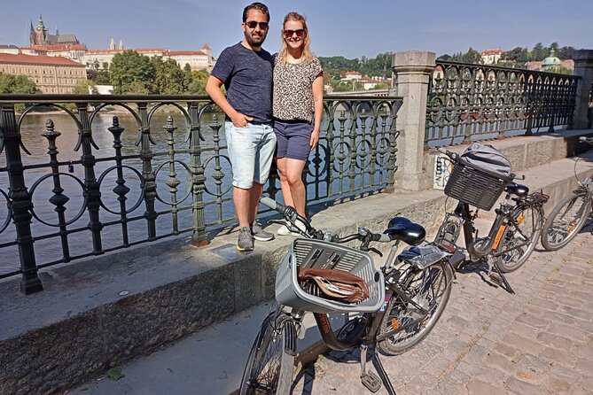 Historical Prague Guided E-Bike Tour - Charles Bridge photo stop from quieter angles