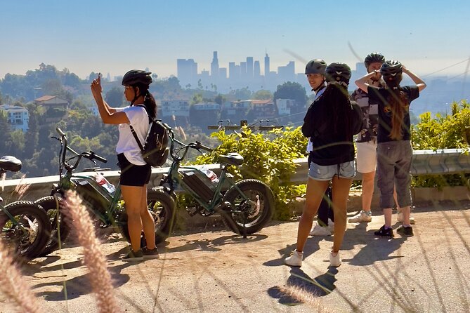 Hollywood Sign: Scott E-Bike Tours Los Angeles Private Tour - Into the Hills: Lake Hollywood Park and the Hollywood Reservoir Views