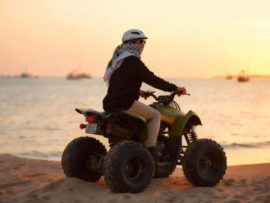 Hurghada: Morning Quad Bike Tour, Camel Ride and Transfer - On the Quad: Helmets, Safety Tests, and the Pace You’ll Actually Get