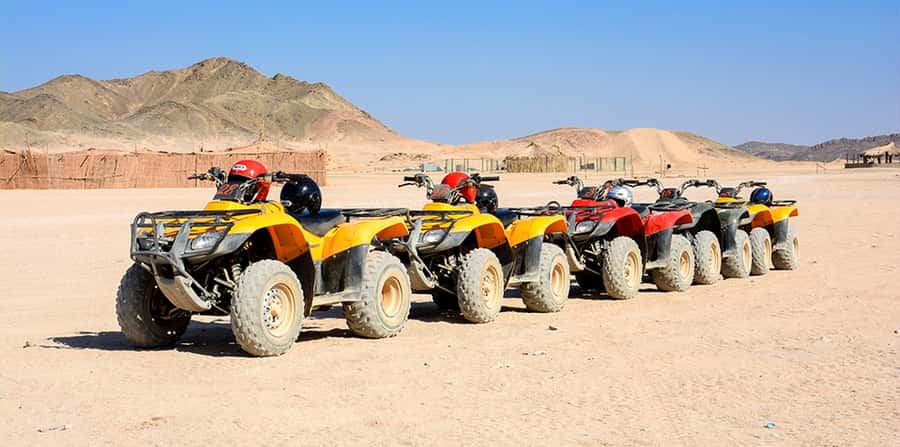 Hurghada: Morning Quad Bike Tour, Camel Ride and Transfer - Camel Ride and Bedouin Camp Breaks: Short by Design