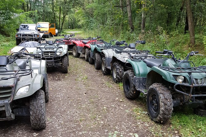 Krakow: Extreme Off-Road Quad Bike Tour with BBQ Lunch - Pickup, timing, and what to expect from the 4-hour session