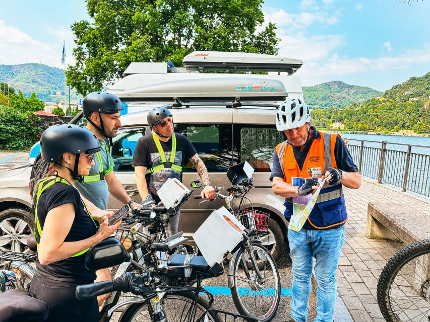 Lake Como: eBike Tour with Live Guide, eHelmet, and iPad - Villas and lake viewpoints without the car headache