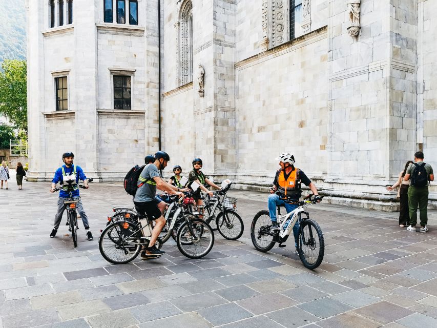 Lake Como: eBike Tour with Live Guide, eHelmet, and iPad - Meeting Como Nord Lago: getting started with minimal stress