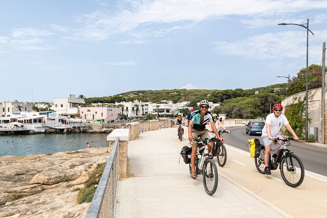 Lecce to Gallipoli E-Bike Tour with Swim, Farm Tasting +Taxi back - Santa Maria al Bagno: The Swim Break on the Ionian Coast