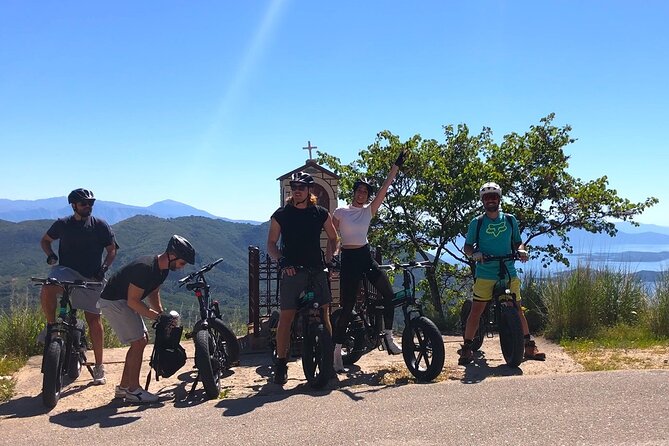 Lefkada: Mountain Gems Electric Fat Bicycle Tour & Tasting - Karya Again: Cobblestones, Plane Trees, and the Meze Finish
