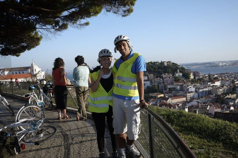 Lisbon: 7 Hills Half-Day Electric Bike Tour - From Rua Cais de Santarém toward Feira da Ladra and the old core