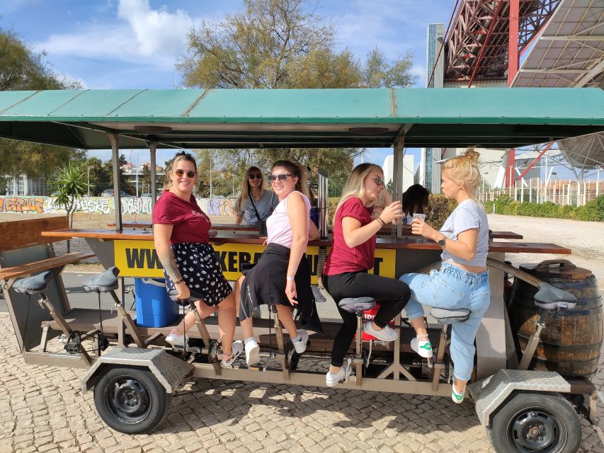 Lisbon: Beer Bike Tour with Sangria and Beer - Monument to Fado and Amalia Rodrigues: turning music into a stop on wheels