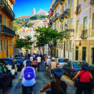 Lisbon: City Highlights and Viewpoints E-Bike Tour - Getting Started: R. Jardim do Tabaco, Safety Briefing, Then Off