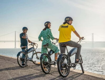 Lisbon: Electric Bike Tour by the River to Belém - Cais das Colunas and the 25 de Abril Bridge photo moment