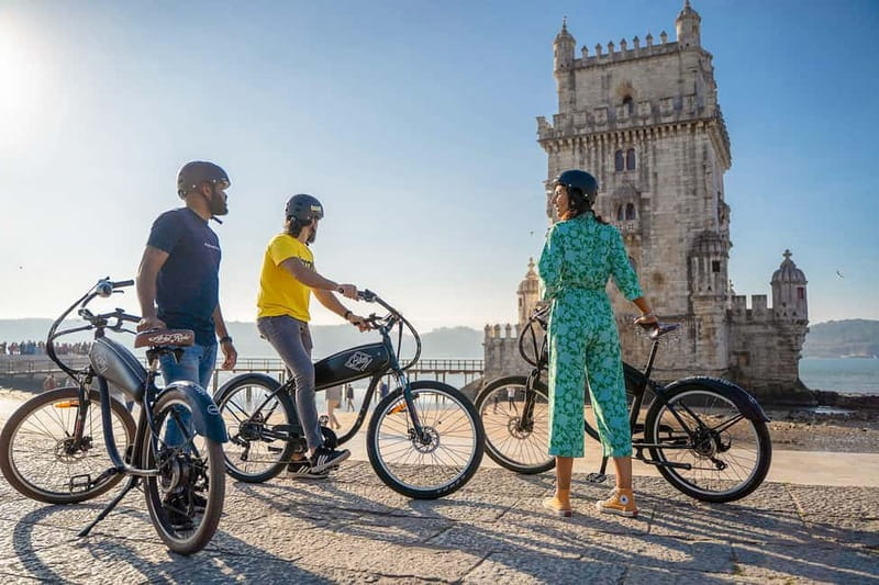 Lisbon: Electric Bike Tour by the River to Belém - MAAT passing by: the modern beat between the classics