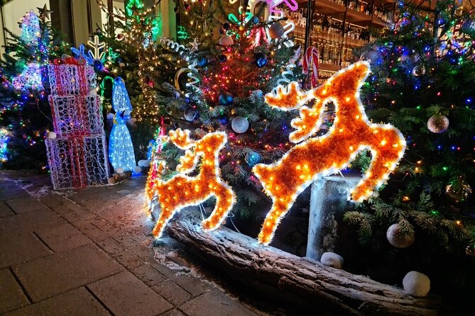 London Christmas Lights Bike Tour with Local Guide - Your route from Sloane Square to Southbank market